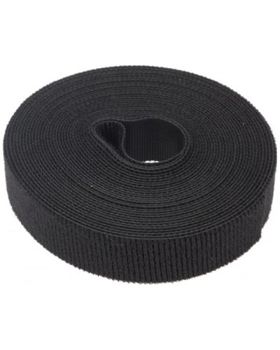 Лента-липучка многоразовая 5 м х 20мм, черная (1 шт/уп) REXANT 07-7526 в Липецке Монтажные материалы Pintop.ru