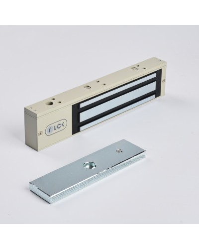 R-Lock RL-EM280-L0G - Электромагнитный замкок, 280кг, DC12/24B, цвет серый, RAL7032 (галечный серый) в Липецке Электромагнитные замки Pintop.ru