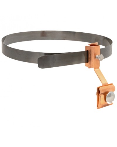 Держатель для труб универсальный D=(0-200)мм Cu и полоса нерж. cталь EKF PROxima (lp-33220-cu) в Липецке Электротехническое оборудование Pintop.ru