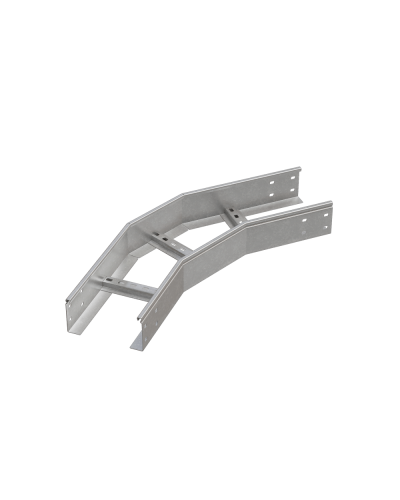 Угол лестничный горизонтальный 45 гр. 100х700х1,5 мм N КМ-профиль (LGL45-100-700-1.5 N) в Липецке Аксессуары для лотков Pintop.ru