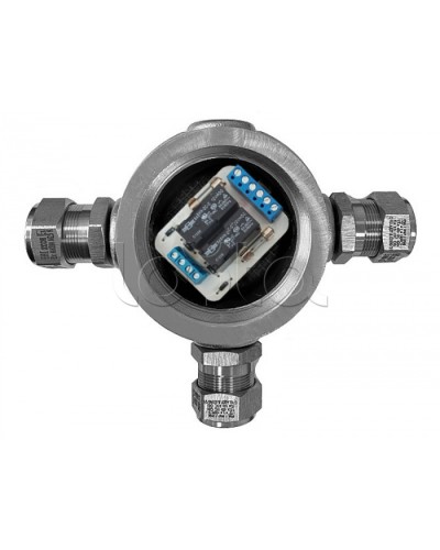 Магнито-Контакт УК-ВК-Ех-24 АЯКС Т, с тремя кабельными вводами ВН25 в Липецке Комутационные взрывозащищенные коробки Pintop.ru