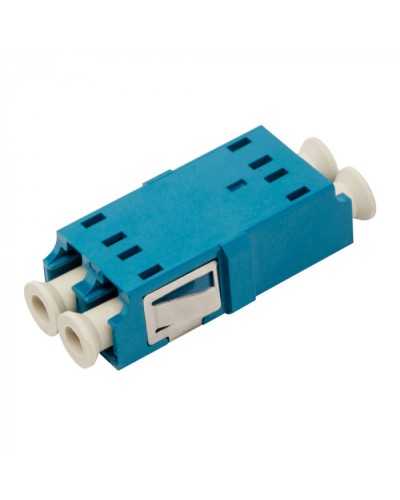 Адаптер оптический LC, SM, корпус SC без фланцев, дуплексный LANMASTER (LAN-2LCS/NF-AM-SM) в Липецке Проходные адаптеры и розетки оптические Pintop.ru