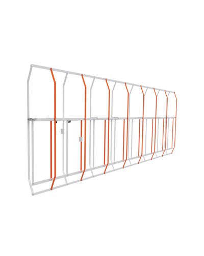 Шторка стрелы шлагбаумов GT высотой 1,3 м (модуль 1721 мм) Came 803XA-0350 в Липецке Запчасти для шлагбаумов и автоматики Pintop.ru