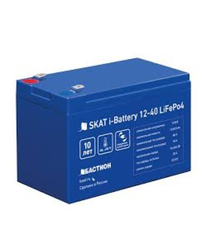АКБ Бастион Skat i-Battery 12-40 LiFePo4 в Липецке Электротехническое оборудование Pintop.ru