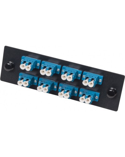 Панель адаптерная для кроссов LAN-FOBM с 8 симплексными адаптерами SC/OM2 LANMASTER LAN-APM-8xSC/OM2 в Липецке Кроссы оптические Pintop.ru