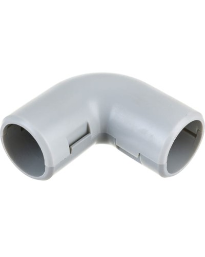 CI16G Угол 90 гр.(2част.), без галогена, для труб D16мм, цвет чёрный (1уп = 50шт) Экопласт (41216-50HF-BL) в Липецке Повороты, муфты, тройники Pintop.ru