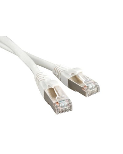 Патч-корд F/UTP Hyperline PC-LPM-STP-RJ45-RJ45-C6-3M-LSZH-WH в Липецке Патчкорды (медные) Pintop.ru