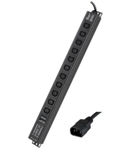 Блок распределения питания вертикальный для 19 шкафов DKC R5VIEC11CDOP в Липецке Блоки розеток Pintop.ru