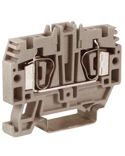 Зажим 4 кв.мм серый DKC ZHM250GR в Липецке Держатели, клипсы, скобы Pintop.ru