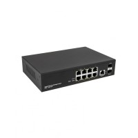 Управляемый (L2+) коммутатор Gigabit Ethernet на 10 портов NST NS-SW-8G2G-L