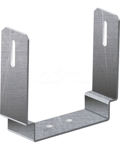 Скоба подвеса нижняя 400 IEK (CLP1-SPN-400) в Липецке Аксессуары для лотков Pintop.ru