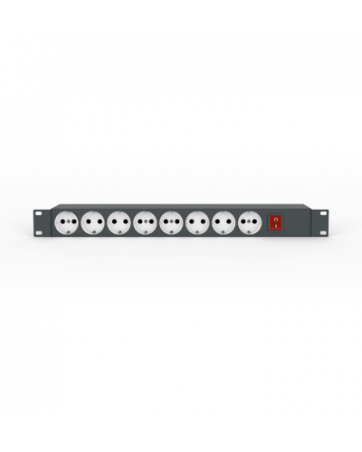 Блок розеток 1U, 8 розеток Sonar RD-8 (pwc) в Липецке 19 оборудование (рэковое/стоечное) Sonar Pintop.ru