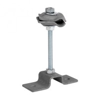 Держатель проводника на гор. и верт. пов., L=80мм, Ni EKF PROxima (lp-35080-ni)