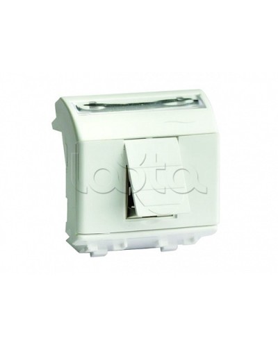 Ком.роз. RJ45 кат.6 экран., 8P8C, Brava, белая, 2мод DKC 76669B в Липецке Крепежные изделия Pintop.ru