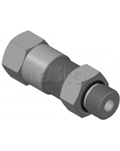 Кабельный ввод с резьбой G1/2 мм для прокладки кабеля в металлорукаве РЗ-ЦП-10, с уплотнением кабеля и проходным диаметром кабеля d=4-8 мм Спектрон КВМ-10/8-Н-G1/2 в Липецке Аксессуары для кабель-канала Pintop.ru