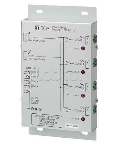 Селектор внешний TOA SS-9001 в Липецке Системы оповещения и трансляции TOA Pintop.ru
