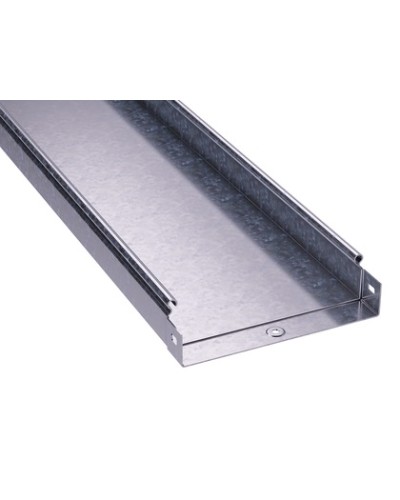 Лоток неперф. горячеоцинкованный 100x50x3000 толщ.1,0 мм DKC (3502210HDZ) в Липецке Кабельные лотки Pintop.ru