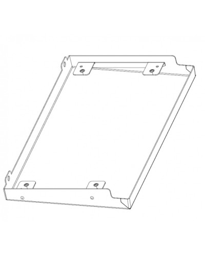 Крыша дождевая для шкафов серии EMW (Ш800 × Г300) Elbox (EMW-RR-800.300) в Липецке Аксессуары для стоек и шкафов Pintop.ru