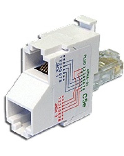 T-адаптер 2 телефонных порта TWT TWT-T-U2-U2 в Липецке Проходные адаптеры Pintop.ru