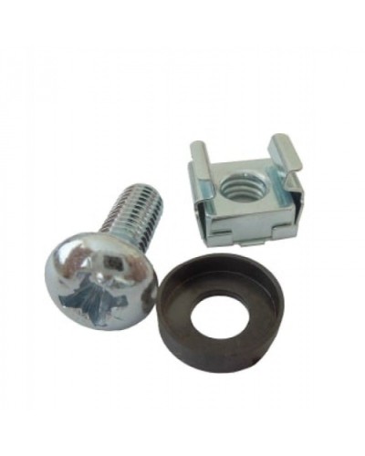 Комплект крепежа (винт М5 чёрный, гайка кузовная М5, шайба 5 чёрная по 40шт) МЕТА 9919 в Липецке Система оповещения и трансляции Мета Pintop.ru