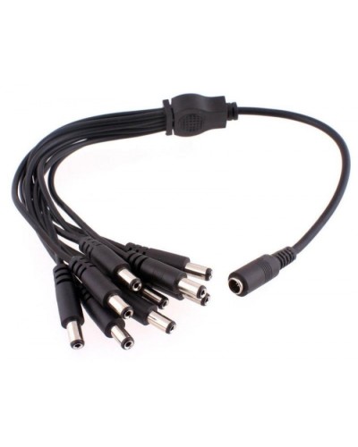 Разветвитель питания на 9 разъемов 2,1*5,5 мм REXANT (14-0317) в Липецке Системы видеонаблюдения Pintop.ru