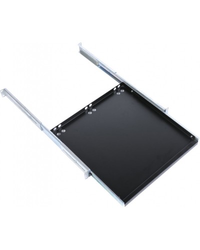 Полка клавиатурная с телескопическими направляющими, регулируемая глубина 580-620 мм ЦМО ТСВ-К4-9005 в Липецке Полки для шкафов и стоек Pintop.ru