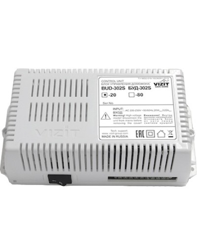 Блок управления и питания Vizit БУД-302S-20 в Липецке Блоки управления многоабонентные Pintop.ru