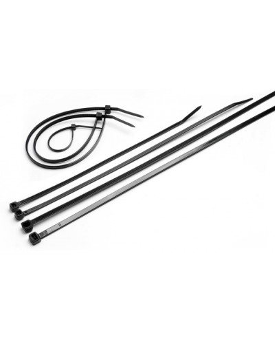 Стяжка нейлоновая неоткрывающаяся, безгалогенная (halogen free), 150x2.5мм, черная (100 шт) Cabeus CTBL-150 в Липецке Стяжки-хомуты Pintop.ru