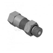 Кабельный ввод для бронированного кабеля с уплотнением внутренней оболочки кабеля резьбой G1/2, внешним диаметром кабеля Dm=14-18 мм и проходным диаметром кабеля d=8-12 мм Спектрон КВБ-18/12-М-G1/2