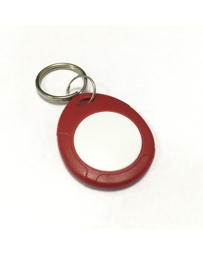 Брелок IronLogic IL-07MRW, с кольцом, красный + белый в Липецке Оптовые идентификаторы Pintop.ru