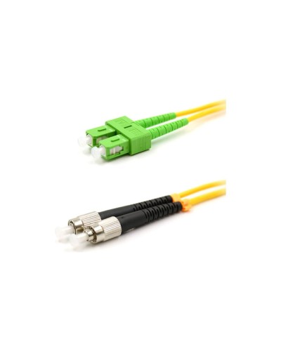 Патч-корд оптический переходной (SM), 9/125 (OS2), SC/APC-FC/UPC, (Duplex), PVC, 5м REXANT 50-2857-1 в Липецке Патч-корды оптические Pintop.ru