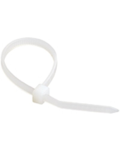 Стяжка 100x2,5 мм нейлоновая, белая IEK UHH31-D025-100-100 в Липецке Стяжки-хомуты Pintop.ru