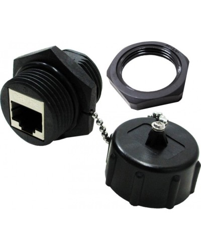 Индустриальный соединительный модуль, IP68, экранированный, категории 5e LANMASTER (LAN-KCP45S5E-WP) в Липецке Проходные адаптеры Pintop.ru