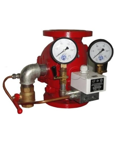 Узел управления спринклерный водозаполненный Спецавтоматика Прямоточный-65 (УУ-С65/1,6В-ВФ.О4) в Липецке Устройства пуска водяного пожаротушения Pintop.ru