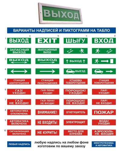 Основа для табло Электротехника и Автоматика Основа для табло ЛЮКС-24-К в Липецке Оповещатели Pintop.ru