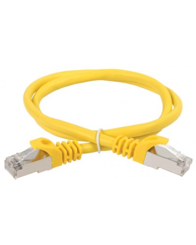 ITK Коммутационный шнур (патч-корд), кат.5Е FTP, 5м, желтый (PC05-C5EF-5M) в Липецке Патч-корды и пигтейлы Pintop.ru