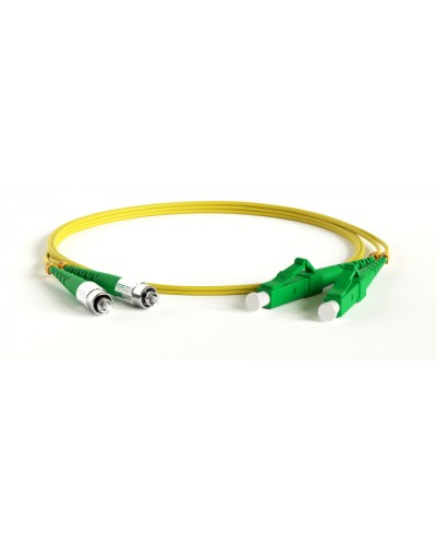Патч-корд волоконно-оптический Hyperline FC-D2-9-FC/AR-ST/AR-H-1M-LSZH-YL в Липецке Патч-корды оптические Pintop.ru
