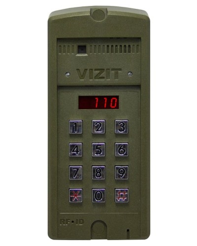 Блок вызова Vizit БВД-SM110RCP в Липецке Блоки вызова многоабонентные Pintop.ru