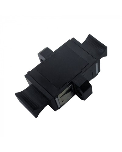 Адаптер оптический MPO тип B (Key-up/Key-up), с фланцами, черный LANMASTER (LAN-MPO-BM-MM) в Липецке Проходные адаптеры и розетки оптические Pintop.ru