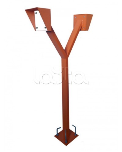 Стойка для считывателя Аякс 150х150 мм, оранжевая, Базовая, двусторонняя Магнито-контакт в Липецке Дополнительное оборудование для СКУД Pintop.ru