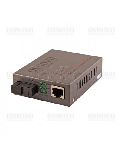 Медиаконвертер Gigabit Ethernet OSNOVO OMC-1000-11S5a в Липецке Медиаконвертеры Pintop.ru