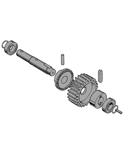 Вал в сборе C-BY Came 119RIC031 в Липецке Запчасти для шлагбаумов и автоматики Pintop.ru
