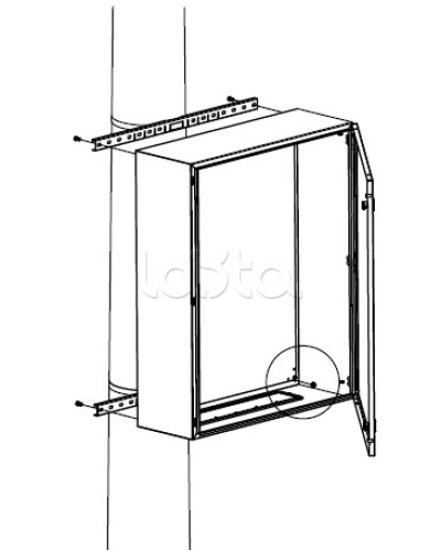 Комплект крепления шкафов DKC R5FB800 в Липецке Полки для шкафов и стоек Pintop.ru