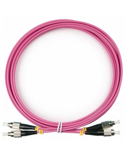 Шнур оптический duplex FC-FC 50/125 mm OM4 2м LSZH в Липецке Патч-корды оптические Pintop.ru