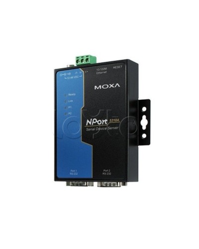 Сервер 2-портовый RS-232 в Ethernet Moxa NPort 5210A в Липецке Дополнительное оборудование для ОПС Pintop.ru