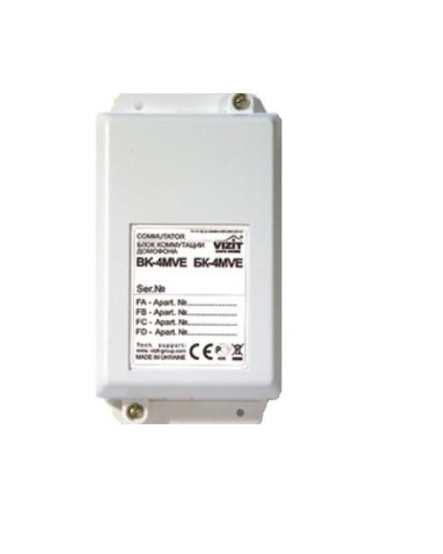 Блок коммутации домофонов Vizit БК-4MVE в Липецке Блоки управления многоабонентные Pintop.ru