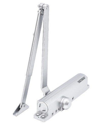 Доводчик NOTEDO DC-030-130 EN2-5, с рычажной тягой, DA+BC, (белый) в Липецке Доводчики Pintop.ru