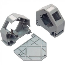 Бокс на DIN-рейку для установки модуля типа Keystone, серый LANMASTER (LAN-DRF-10K/BX-GY)