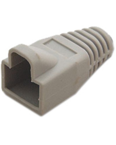 Колпачок изолирующий для разъемов RJ-45 серый (10шт.) Hyperline BOOT-GY-10 в Липецке Коннекторы и разъемы Pintop.ru