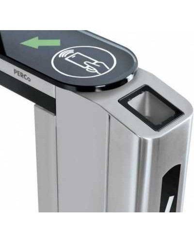 Передняя панель скоростного прохода PERCo-ST-01 со встроенным сканером штрихкода PERCo-FP01Q.1 в Липецке Ограждения Pintop.ru